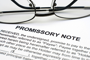 Promissory Notes May Not Be Real Promises